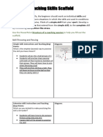 Teaching Skills Scaffold