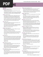 Outcomes Elementary VocabularyBuilder Unit3