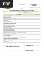 SST FR 25 Inducción Personal