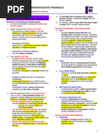 PHARM AD 32 LEC (Healthcare Delivery System and Ad) Transes