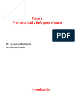 Benjatema 3. Prematuridad y Bajo Peso Al Nacer