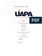 Indicación y Espacio para Enviar La Tarea 6 y 7