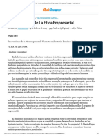 Tres Versiones de La Etica Empresarial - Ensayos y Trabajos - Josenacional