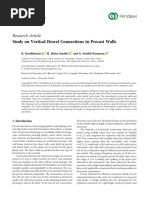 Study On Vertical Dowel Connections in Precast Walls