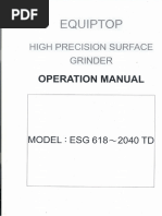 Operation Manual ESG-1224TD