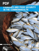 Fisheries and Food Security in The Commonwealth: A Briefing by The