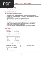 Differential Equations For AP