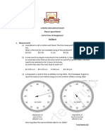 Year 10 Physics - End of Year Assignment