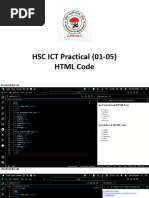 HSC ICT Practical HTML C Programming Code01 10