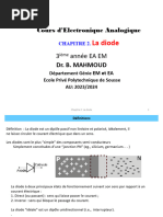 Chapitre 3 Electronique Analogique 2023 - 2024