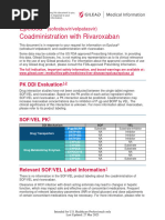 Epclusa Coadministration With Rivaroxaban