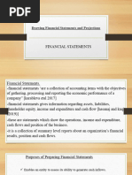 Drawing Financial Statements and Projections