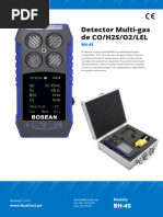 1.-FICHA TECNICA BH-4s - Detector - Multigas - Kusitest Perú