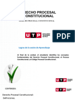 Derecho Procesal Constitucional Semana 1 - LSZIDU