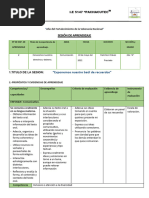 SESION DE APRENDIZAJE 5147 10 de Mayo Comunicacion