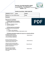 Cuestionario de Anatomìa Primer Quimestre 3ro Bgu