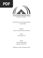 Teoria de Viginia Enderson y Jean Watson - ELIAS CONCEPCION MIRANDA