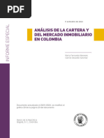 Análisis de La Cartera y Del Mercado Inmobiliario en Colombia - Informe Especial de Estabilidad Financiera - Segundo Semestre 2023 - BANREP