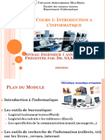 Cours 1 Bureautique