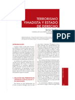 Terrorismo Yihadista Y Estado de Derecho: Javier Jordán