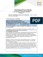 Guía Tarea 3 ¿Qué y Cómo Voy A Aprender