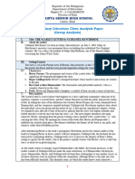 01 Close Analysis Paper Sample - Group Analysis