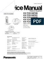 Pana Bežični Manujal kx-tcd150FX