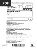 GCSE Combined Science Physics NOV 21 Higher Paper 2 QP