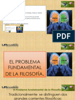 El Problema Fundamental de La Filosofía