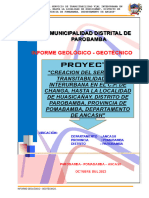 Informe Geotecnico Carretera Parobamba