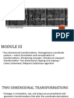 Module 3 - 2D Transformations - 1