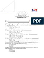 Summative Test in Epp V