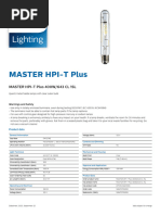 MASTER HPI T Plus 400W 643 CL 1SL