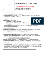 Class-12 Maths Formulae