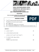 Exam Booster 2021 U3 Maths Methods Exam 1 SOLUTIONS EMAIL FINAL S