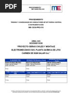 ME-13036-PRC-010 Rev.1XX Tendido y Conexionado de Conductores MT-BT - Control e Instrumentacion