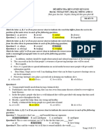 G33 Test - 2025 format - Nam Nguyễn Văn