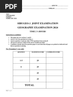 Geography 2024 PAPER