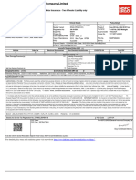 Motor Insurance - Two Wheeler Liability Only: Certificate of Insurance Cum Policy Schedule