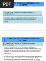 09 Plan de Cierre - IX Apectos Socio Económicos F3