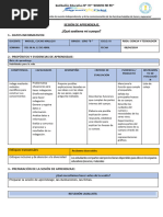 Sesion de Aprendizaje CT Que Sostiene Mi Cuerpo 08 - Abril 2024