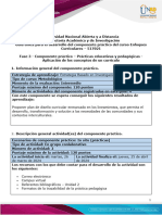 Guía para El Desarrollo Del Componente Práctico y Rúbrica de Evaluación - Unidad 2 - Fase 3 - Componente Práctico - Prácticas Educativas y Pedagógicas