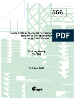 Power System Technical Performance Issues Related To The Application of Long HVAC Cables