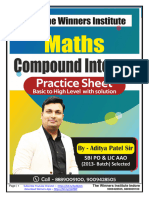 Compound Interest Practice Sheet