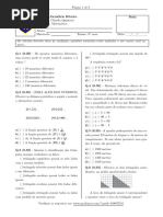 Avaliação 2º Trimestre 8º Anos