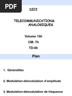 Télécommunications Analogiques - DIC2