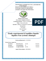 Etude Expérimental de L'équilibre Liquide-Liquide D'un Système Ternaire - Eau-Éthanol - Solvant - Ilovepdf-Compressed