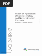 نسخة من 241R-17 Report on Application of Nanotechnology and Nanomaterials in Concrete