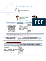 SESIÓN DE APRENDIZAJE Semana 15