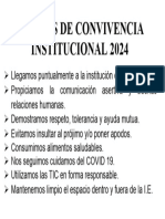 5 Normas de Convivencia Institucional 2024